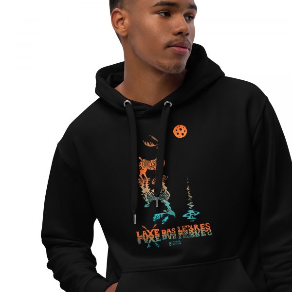 Laxe das Lebres - Sudadera Ecolóxica Premium - Imaxe 3