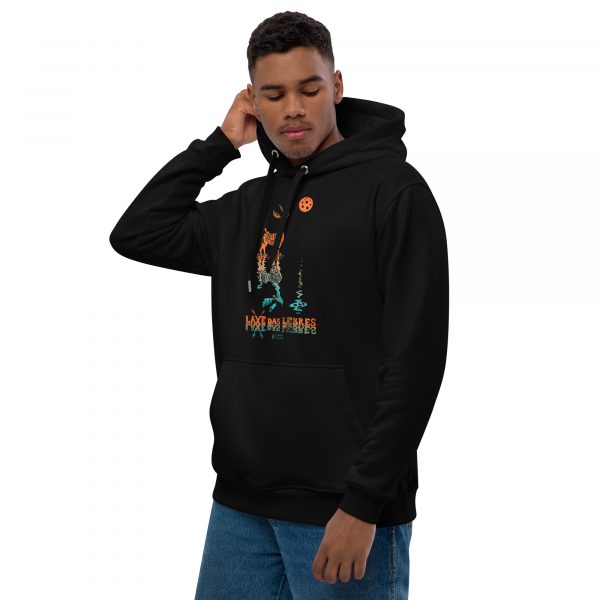 Laxe das Lebres - Sudadera Ecolóxica Premium - Imaxe 7