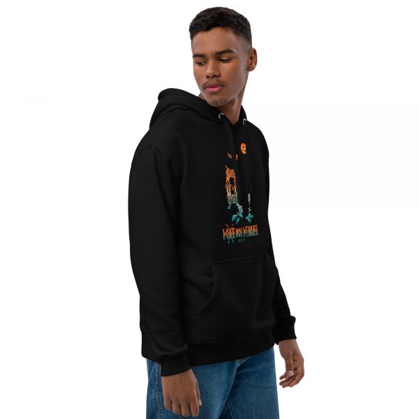 Laxe das Lebres - Sudadera Ecolóxica Premium - Imaxe 8