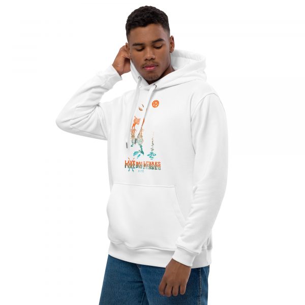 Laxe das Lebres - Sudadera Ecolóxica Premium - Imaxe 16