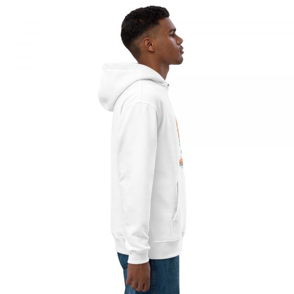 Laxe das Lebres - Sudadera Ecolóxica Premium - Imaxe 14