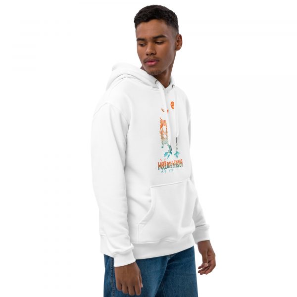 Laxe das Lebres - Sudadera Ecolóxica Premium - Imaxe 17