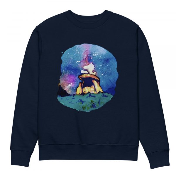 Dolmen enfeitizado - Sudadera eco unisex - Imaxe 3